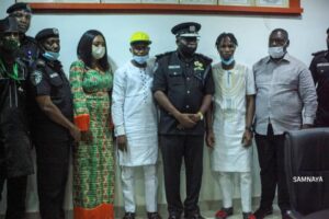 BB Naija star, Laycon visits Ogun CP, pleads Against Brutality of Innocent youths