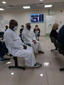Atiku Abubakar Receives Pfizer COVID-19 Vaccine In Dubai (Photos)