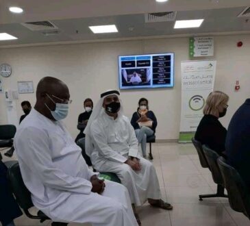 Atiku Abubakar Receives Pfizer COVID-19 Vaccine In Dubai (Photos)