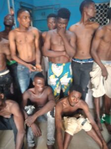 Lagos Police Arrests 19 Suspected Cultists In Alakuko [Pictures]