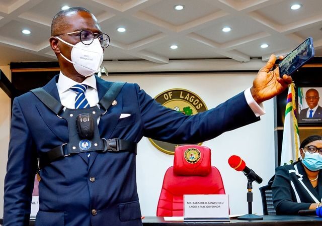 Sanwo-Olu unveils body-worn cameras for security personnel