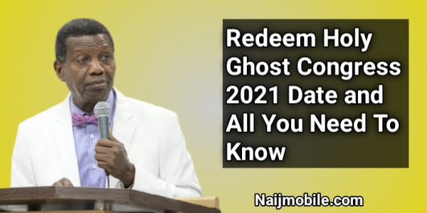 Redeem Holy Ghost Congress 2021 Date