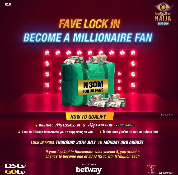 How to Win 1 Million Naira as Fan in BBNaija 2020