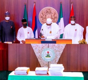 Nigeria 2021 Budget - President Buhari signs N13, 588trn 2021 Budget