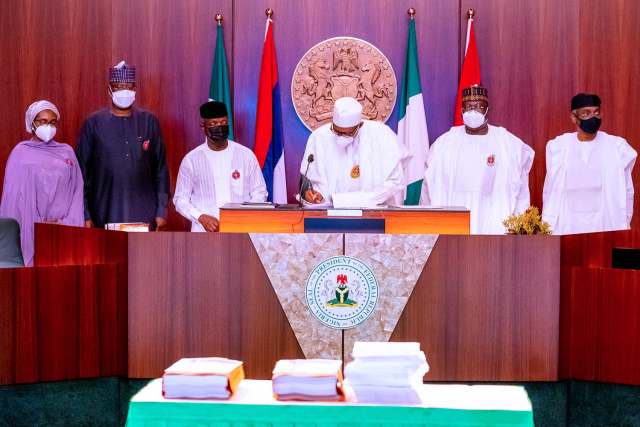 Nigeria 2021 Budget - President Buhari signs N13, 588trn 2021 Budget