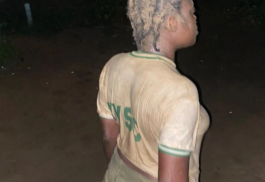 How female soldier poured unknown substance on NYSC member, beat her with bowl