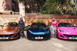 Femi Otedola buys 3 Ferraris for his 3 daughters