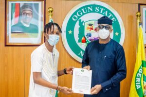 Laycon appointed Ogun State Youth Ambassador [Pictures & Video]