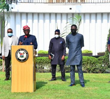 SANWO-OLU SHARES COVID-19 EXPERIENCE