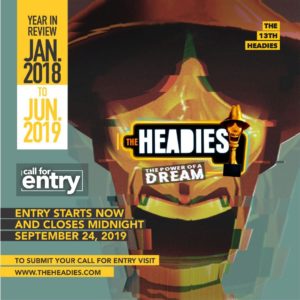 THE 13th HEADIES AWARD - How to Submit entries for nimmination