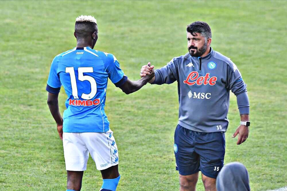 Young lad with head of 40-year old - Gattuso praises Osimhen