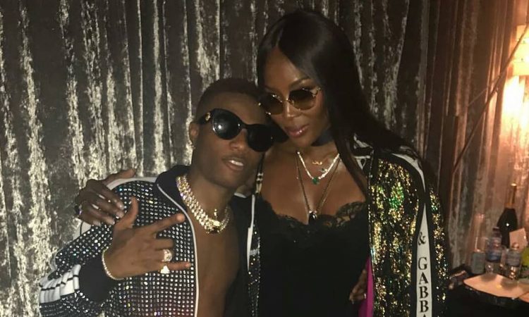 'You Have Broken Records' - Naomi Campbell Celebrates Wizkid