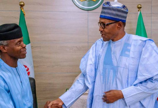 2023 Election: Osinbajo Tells Buhari About His 2023 Presidential Ambition