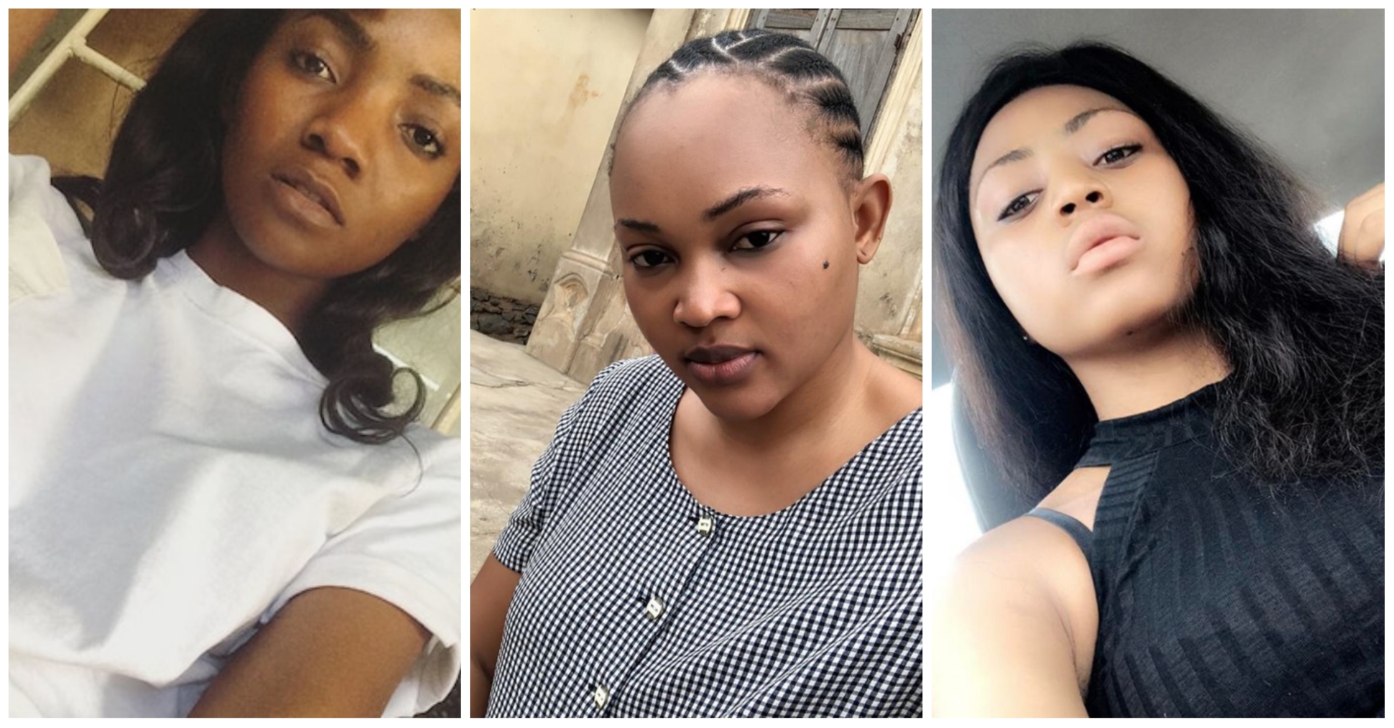 Nigerian celebrities without makeup