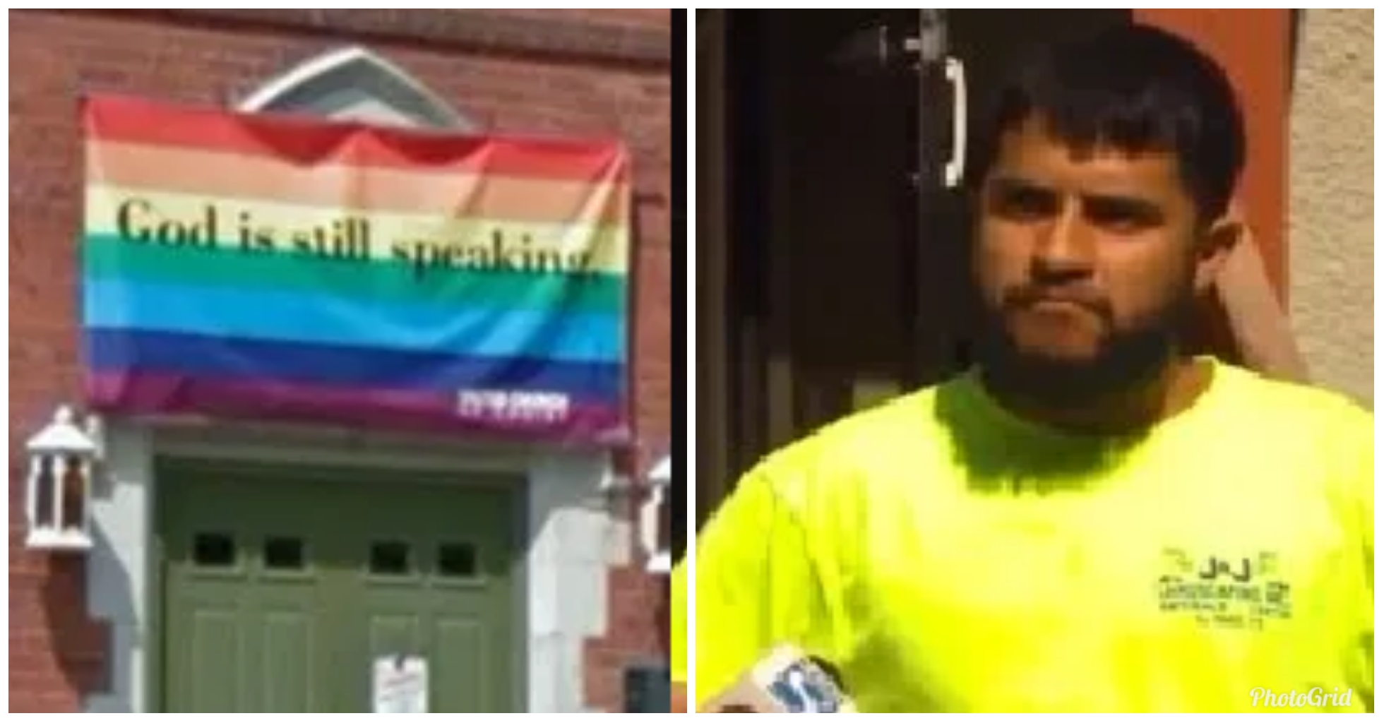 Man convicted for burning gay flag