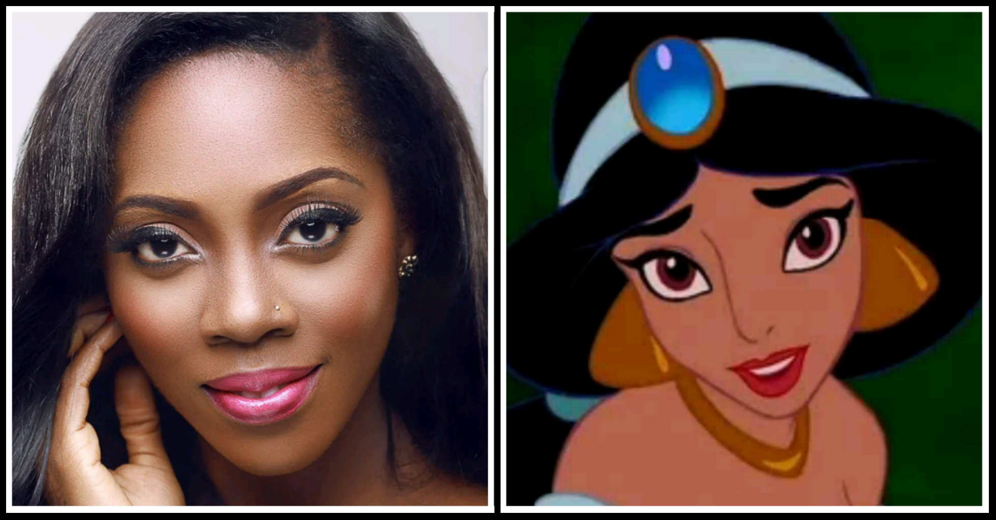 Celebrities and cartoon look alikes