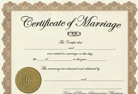 How To Obtain A Marriage Certificate In Nigeria