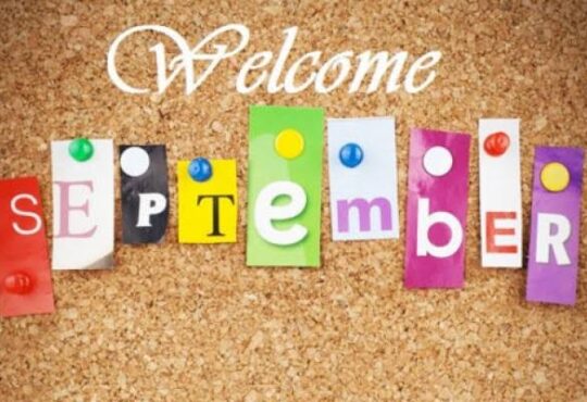 September new month message