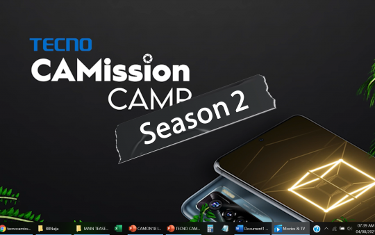 TECNO CAMission Reality Show sets to premier on Africa Magic Urban