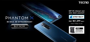 TECNO Phantom X now available for purchase in Nigeria