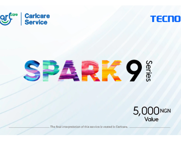 TECNO IS OFFERING ITS SPARK 9 USERS UP TO 6 MONTHS BROKEN SCREEN WARRANTY AND MANY MORE AFTERSALES BENEFITS