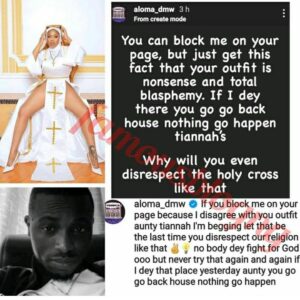 Let That Be The Last Time You Disrespect Our Religion – Aloma DMW Warns Toyin Lawani Over Her Outfit