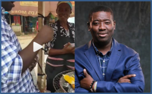 Pastor gifts corn seller money after spotting her praying over her charcoal pot (video)