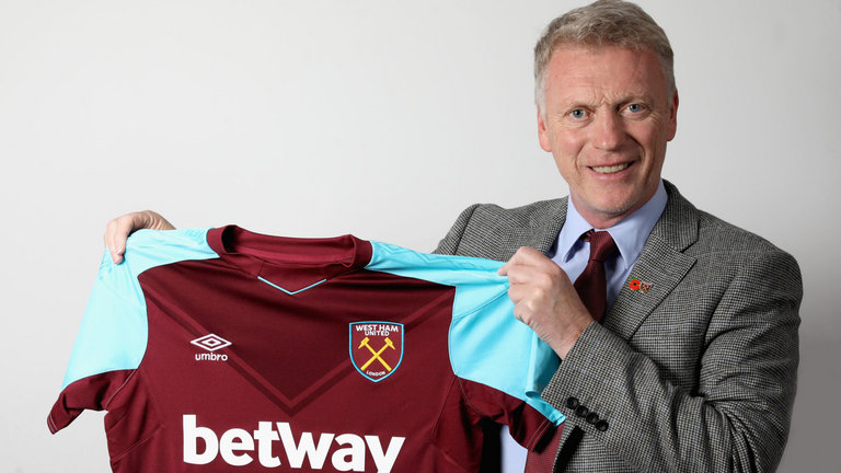 David Moyes takes over as West Ham Boss.