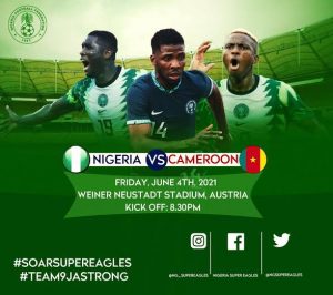 Nigeria vs Cameroon Friendly