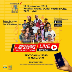 #OneAfricaMusicFest - How to watch One Africa Music Fest live