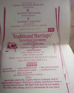 Nigerian man set to wed two women on same day. (Photo)