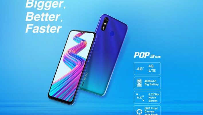 Tecno pop 3 plus